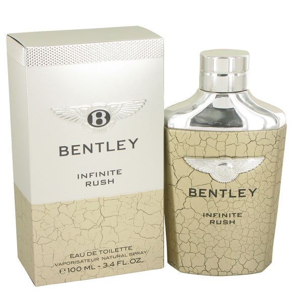 Bentley Infinite Rush Eau De Toilette Spray (White Edition) For Men by Bentley