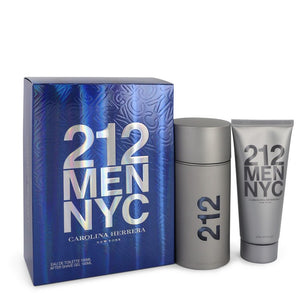 212 0.00 oz Gift Set  3.3 oz  Eau De Toilette Spray + 3.3 oz After Shave Gel For Men by Carolina Herrera