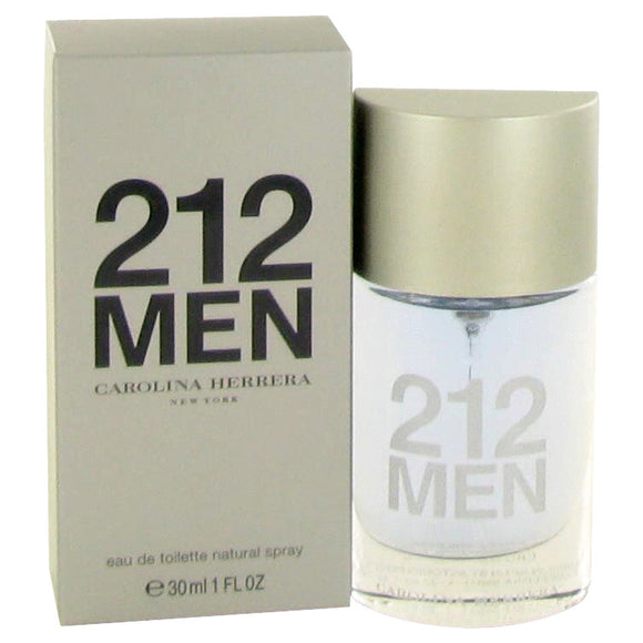 212 1.00 oz Eau De Toilette Spray (New Packaging) For Men by Carolina Herrera