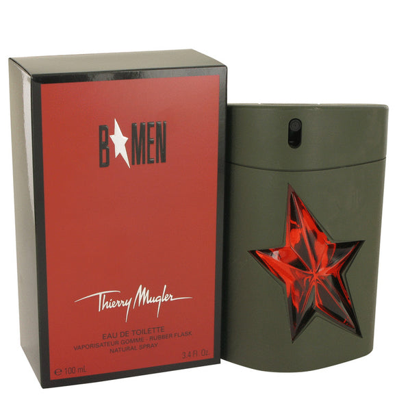 B Men Eau De Toilette Spray Refillable Rubber Flask For Men by Thierry Mugler