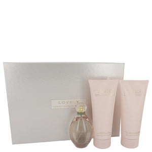 Lovely Gift Set  3.4 oz  Eau De Parfum Spray + 6.7 oz Body Lotion + 6.7 oz Shower Gel For Women by Sarah Jessica Parker