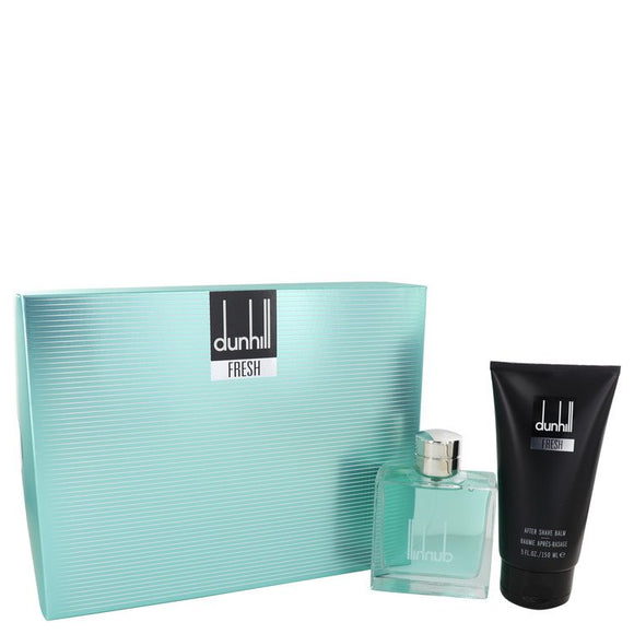 Dunhill Fresh Gift Set  3.4 oz Eau De Toilette Spray + 5 oz After Shave Balm For Men by Alfred Dunhill