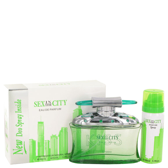 Sex In The City Kiss Eau De Parfum Spray + Free 1.7 oz Deodorant Spray For Women by Unknown