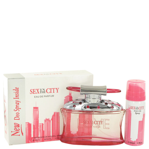 Sex In The City Love Eau De Parfum Spray + 1.7 oz Deodorant Spray For Women by Unknown