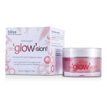 Bliss Day Care Triple Oxygen Ex-glow-sion Vitabead-Infused Moisture Cream For Women by Bliss
