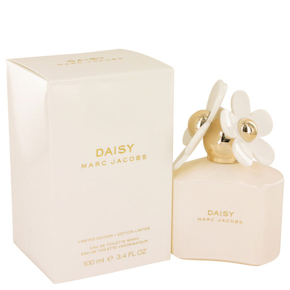 Daisy 3.40 oz Eau De Toilette Spray (Limited Edition White Bottle) For Women by Marc Jacobs