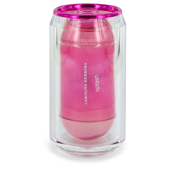 212 Splash 2.00 oz Eau De Toilette Spray (Pink) For Women by Carolina Herrera