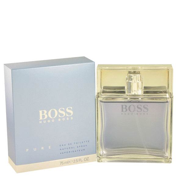 Boss Pure 2.50 oz Eau De Toilette Spray For Men by Hugo Boss