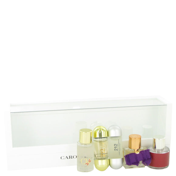 Ch Carolina Herrera Gift Set - Mini Set includes 212, 212 VIP, CH, CH Eau De Parfum Sublime, and CH L`eau in beautiful gift box. For Women by Carolina Herrera