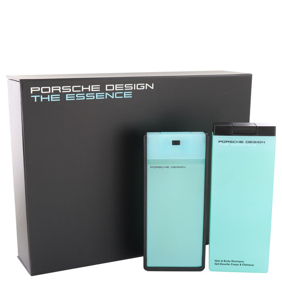 The Essence Gift Set  2.7 oz Eau De Toilette Spray + 6.8 oz Shower Gel For Men by Porsche