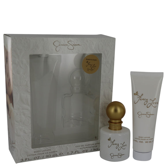 Fancy Love Gift Set  1.7 oz Eau De Parfum Spray + 3 oz Body Lotion For Women by Jessica Simpson