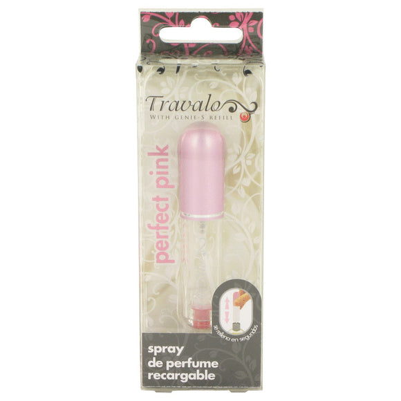 Travalo Travel Spray Mini Travel Refillable Spray with Cap Refills from Any Fragrance Bottle (Pink) For Women by Travalo