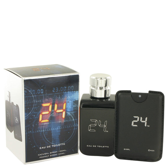 24 The Fragrance 3.40 oz Eau De Toilette Spray + 0.8 oz Mini Pocket Spray For Men by ScentStory