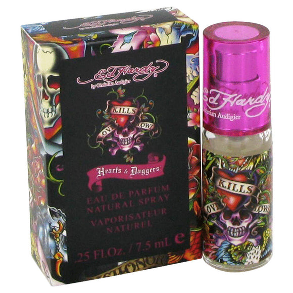 Ed Hardy Hearts & Daggers Mini EDP Spray For Women by Christian Audigier