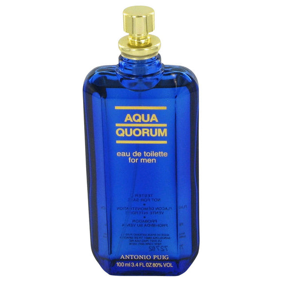 AQUA QUORUM 3.40 oz Eau De Toilette Spray (Tester) For Men by Antonio Puig