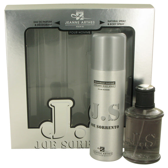 Joe Sorrento Gift Set  3.4 oz Eau De Parfum Spray + 6.8 oz Body Spray For Men by Jeanne Arthes