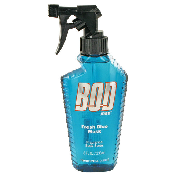 Bod Man Fresh Blue Musk 8.00 oz Body Spray For Men by Parfums De Coeur