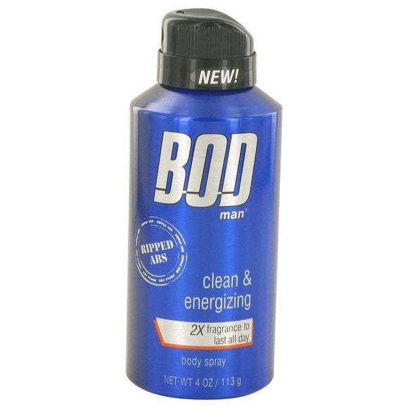 Bod Man Really Ripped Abs 4.00 oz Fragrance Body Spray For Men by Parfums De Coeur