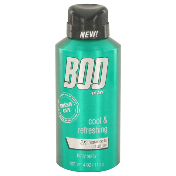 Bod Man Fresh Guy 4.00 oz Body Spray For Men by Parfums De Coeur
