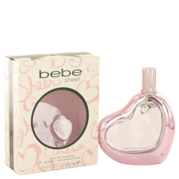 Bebe Sheer 3.40 oz Eau De Parfum Spray For Women by Bebe