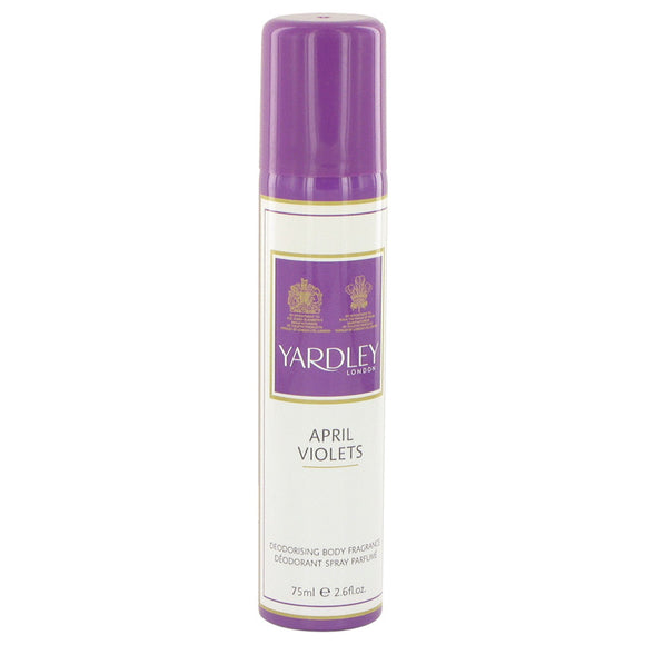 April Violets 2.60 oz Body Spray For Women by Yardley London