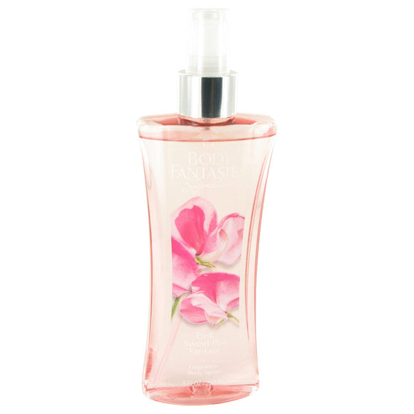 Body Fantasies Signature Pink Sweet Pea Fantasy 8.00 oz Body Spray For Women by Parfums De Coeur