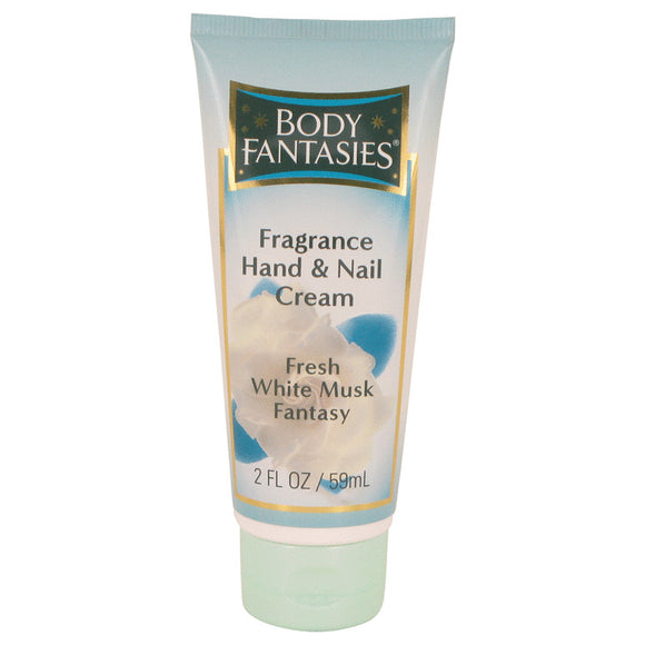 Body Fantasies Signature Fresh White Musk 2.00 oz Hand & Nail Cream For Women by Parfums De Coeur