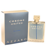 Chrome United 3.40 oz Eau De Toilette Spray For Men by Azzaro