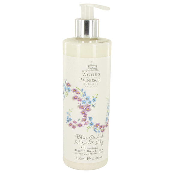 Blue Orchid & Water Lily Body Lotion For Women by Woods of Windsor