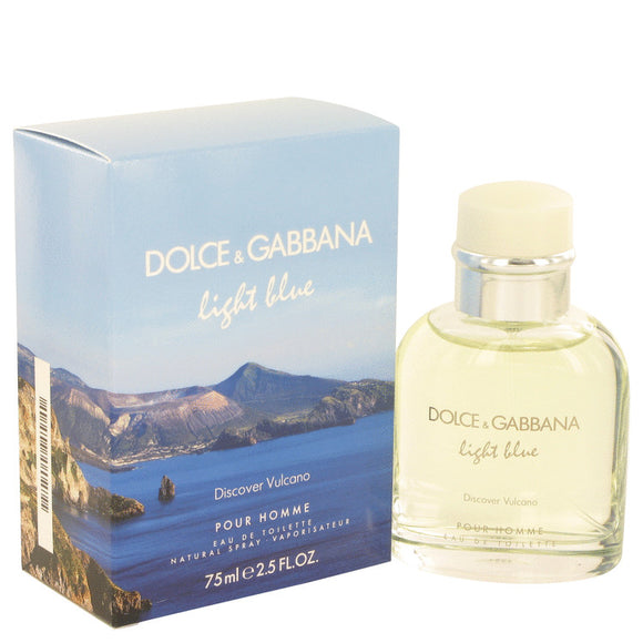 Light Blue Discover Vulcano Eau De Toilette Spray For Men by Dolce & Gabbana