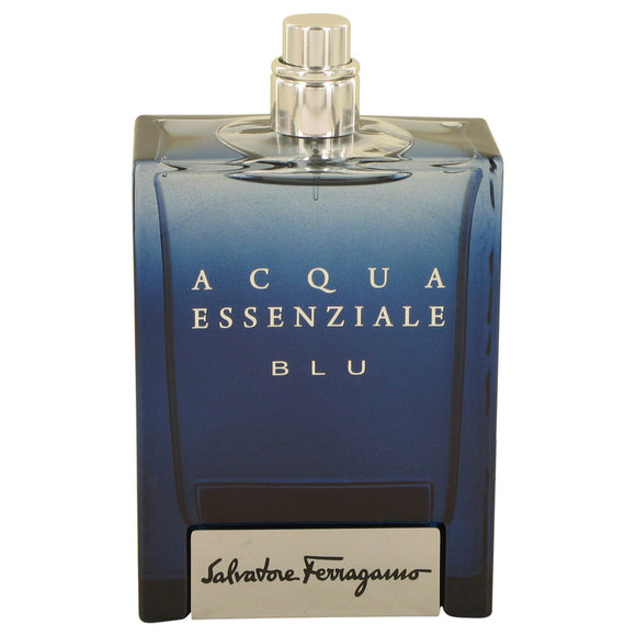 Acqua Essenziale Blu 3.40 oz Eau De Toilette Spray (Tester) For Men by Salvatore Ferragamo