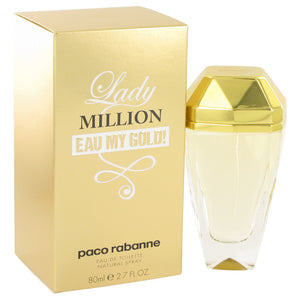 Lady Million Eau My Gold Eau De Toilette Spray For Women by Paco Rabanne