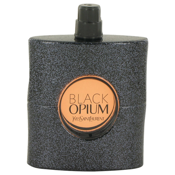 Black Opium 3.00 oz Eau De Parfum Spray (Tester) For Women by Yves Saint Laurent