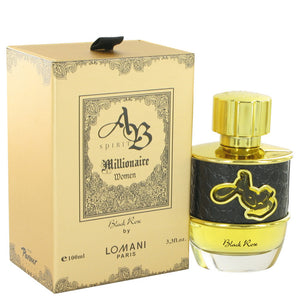 AB Spirit Millionaire Black Rose 3.30 oz Eau De Parfum Spray For Women by Lomani