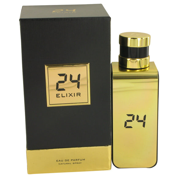 24 Gold Elixir 3.40 oz Eau De Parfum Spray For Men by ScentStory