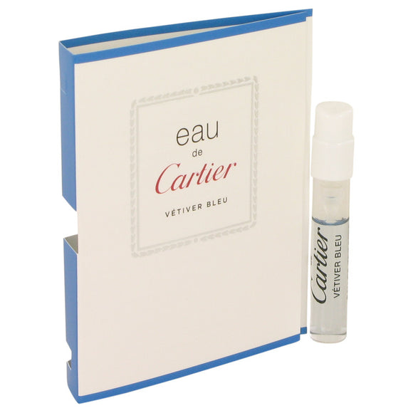 Eau De Cartier Vetiver Bleu Vial (sample) For Men by Cartier