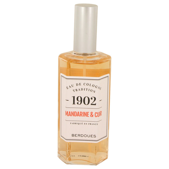 1902 Mandarine Leather 4.20 oz Eau De Cologne Spray (Unisex-unboxed)) For Men by Berdoues