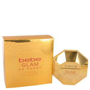 Bebe Glam 24 Karat 3.40 oz Eau De Parfum Spray For Women by Bebe