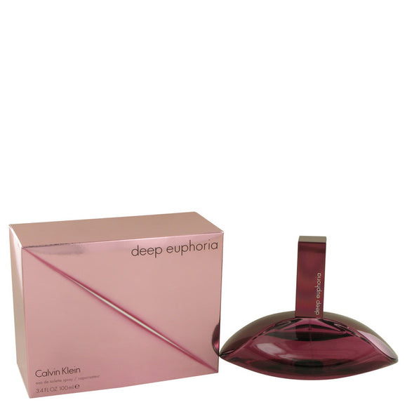 Deep Euphoria 3.40 oz Eau De Toilette Spray For Women by Calvin Klein