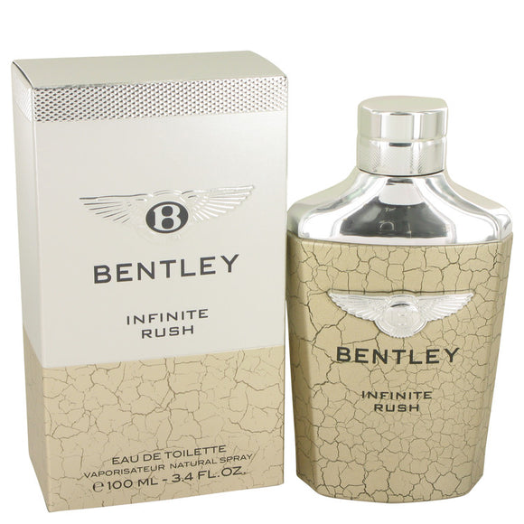 Bentley Infinite Rush 3.40 oz Eau De Toilette Spray For Men by Bentley