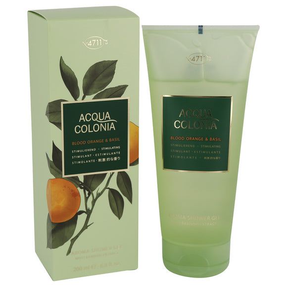 4711 Acqua Colonia Blood Orange & Basil 6.80 oz Shower Gel For Women by Maurer & Wirtz