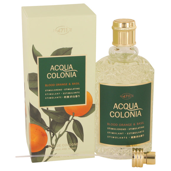 4711 Acqua Colonia Blood Orange & Basil 5.70 oz Eau De Cologne Spray (Unisex) For Women by Maurer & Wirtz