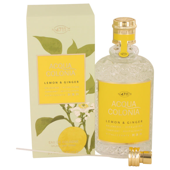 4711 ACQUA COLONIA Lemon & Ginger 5.70 oz Eau De Cologne Spray (Unisex) For Women by Maurer & Wirtz