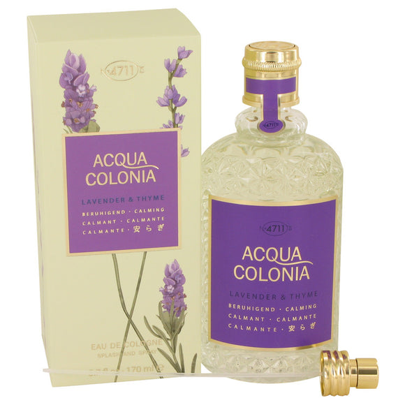 4711 ACQUA COLONIA Lavender & Thyme 5.70 oz Eau De Cologne Spray (Unisex) For Women by Maurer & Wirtz