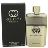 Gucci Guilty Platinum Eau De Toilette Spray For Men by Gucci
