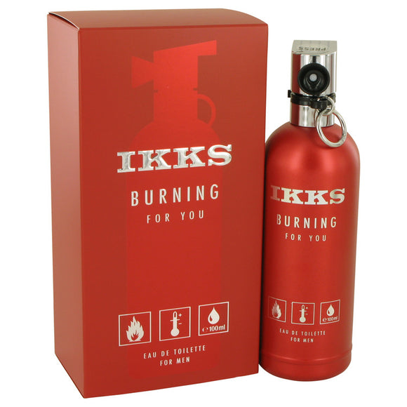 Burning For You 3.30 oz Eau De Toilette Spray For Men by Ikks