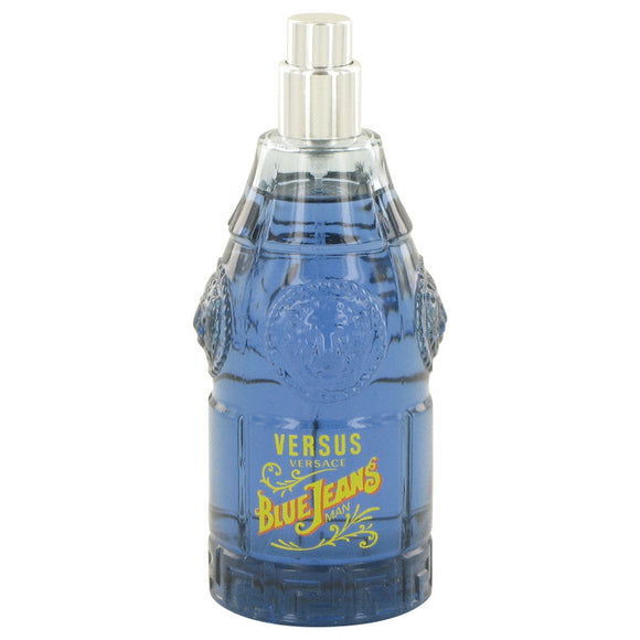 BLUE JEANS 2.50 oz Eau De Toilette Spray (Tester New Packaging) For Men by Versace