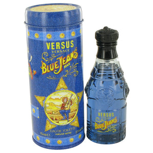 BLUE JEANS 2.50 oz Eau De Toilette Spray (New Packaging) For Men by Versace