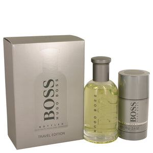 BOSS NO. 6 Gift Set  3.3 oz Eau De Toilette Spray + 2.4 oz Deodorant Stick For Men by Hugo Boss